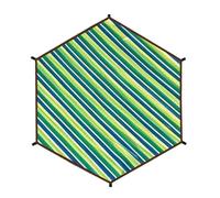 Copertura parasole per trampolino, antivento, resistente agli strappi, antiscivolo, per intrattenimento di gruppo per esterni in giardino