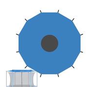 Copertura parasole per trampolino, copertura per , protezione solare per trampolini, tettoia per trampolini per esterni sicuri, parco giochi in cortile, copertura parasole per trampolini |