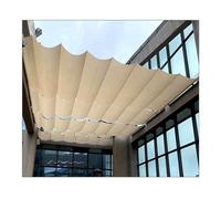 Copertura parasole retrattile impermeabile, tessuto elastico, per un uso flessibile, 2,4 m x 10 m, ideale per protezione esterna