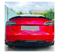 Copertura paraurti posteriore Per Tesla per il Modello 3 per Berlina 2017-2019 4 Porte Diffusore Del Paraurti Posteriore Lip Look Lato Splitter(Bright black)