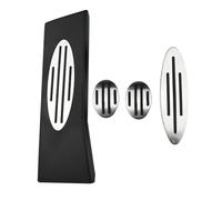 Copertura Pedal Per Mini Hatch Per Cooper Per R50 52 53 2001-2008 Pedali Per Auto Acceleratore A Gas Freno In Acciaio Inossidabile Antiscivolo Senza Foratura Pedali Pedales para Coche(4pcs)