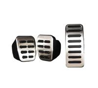 copertura pedali 1 set di pedali freno a gas per auto in acciaio inossidabile per Seat Arosa Ibiza 6k / 6L / 6J Cordoba 6k / 6L Toledo 1995-2008 Poggiapiedi Pedale(3piece for MT)