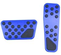 copertura pedali 2x Accessori per pedali auto Freno in acciaio inox antiscivolo Copripedali Cautomotive Parts per Chrysler 300 300C 2009~2016 copertura Freno Pedale(Blue)