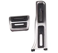 copertura pedali 2x Copri pedali auto per VW per Passat B7 Variant per Touran per Scirocco Acciaio inossidabile antiscivolo Copri pedale acceleratore freno Poggiapiedi Pedale