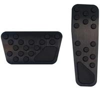 copertura pedali 2x Pedali per auto per Chrysler 300 300C 2009~2016 Accessori Freno in acciaio inossidabile Copripedali antiscivolo copertura Freno Pedale(Black)