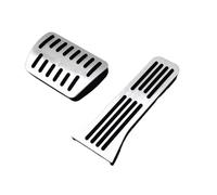 copertura pedali Accessori per la copertura del pedale dell'acceleratore del freno dell'auto Interni Voyah Free 2021 2022 2023 2024 2025 Copri pedale del freno Poggiapiedi Pedale(Silvery 2piece)