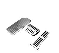 copertura pedali Accessori per la copertura del pedale dell'acceleratore del freno dell'auto Interni Voyah Free 2021 2022 2023 2024 2025 Copri pedale del freno Poggiapiedi Pedale(Silvery-3piece)
