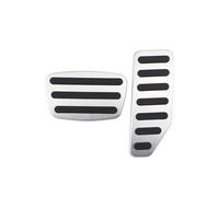 copertura pedali AT MT Copripedale per Isuzu D-MAX 2024 2023 2022 2021-2017 Pedali Acceleratore Freno Pastiglie Antiscivolo Acciaio Inox Poggiapiedi Pedale(AT)