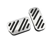 copertura pedali AT Pedali per auto per Toyota Hilux Revo 2015 2016 2017 2018 2019 2020 2021 Copertura di protezione pedale freno dell'acceleratore automatico interno copertura Freno Pedale(Silver)