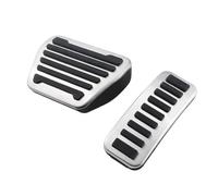 copertura pedali Copertura del pedale del freno dell'acceleratore in acciaio per Land per Rover per Discovery 5 per Defender 110 per Range per Rover Vogue 2013-2020 Poggiapiedi Pedale