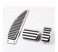 copertura pedali Copertura del pedale dell'acceleratore del freno del poggiapiedi dell'auto per Volvo S40/V40/C30 AT Auto in lega di alluminio copertura Freno Pedale(3 piece for AT)