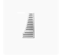copertura pedali Copertura del pedale dell'acceleratore e del freno in lega di alluminio antiscivolo per Smart per Forfour per Fortwo 453 451 Poggiapiedi Pedale(453-1 piece)