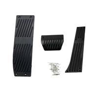 copertura pedali Copri pedali poggiapiedi freno carburante gas per BMW Serie 3 5 E90 E91 Per X5 Per X3 Z3 Per M3 Per M5 1998-2012 copertura Freno Pedale(Drill AT Black)