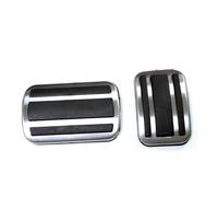 copertura pedali Copripedale acceleratore freno carburante gas per Peugeot 3008 5008 GT 2017 2018 2019 Copripedali copertura Freno Pedale(AT 2piece)