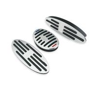 copertura pedali Copripedale poggiapiedi automatico per MINI per Cooper per Countryman Accessori F60 R60 per Clubman F54 R55 per One R50 R53 R61 F55 F56 Poggiapiedi Pedale(3piece Red Jack)