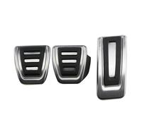 Copertura Pedali Copripedali Acciaio Inossidabile Per VW Per Golf 7 8 GTi MK7 Per Polo A05 Per Passat B8 Skoda Kodiaq Rapid Octavia 5E 5F A7 2014-2023(MT Without Rest)
