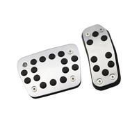 copertura pedali Copripedali auto per Ford Fiesta MK7 2009 2010 2011-2015 Ecosport 2012-2017 Acceleratore Gas Pedals Pads Alluminio copertura Freno Pedale(AT)