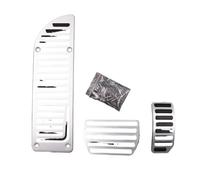 copertura pedali Copripedali freno a gas in lega di alluminio AT per VOLVO XC60 XC70 S60 S80 V60 V70 2009-2017 copertura Freno Pedale(For XC70-WholeSet(3piece))