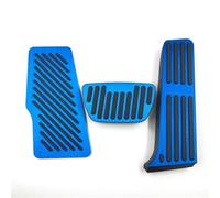 copertura pedali Copripedali in alluminio per auto Copripedali freno carburante Piastra copripedali per Toyota per Camry 70 V70 2018-2022 copertura Freno Pedale(3piece Blue)