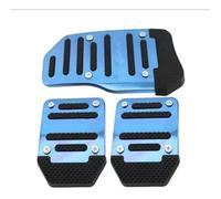 Copertura Pedali Nuovo Set 3 Copri Pedali Universali Antiscivolo Alluminio Per Cambio Manuale Accessori Per Auto Colore Rosso/blu/argento(Blue Set)
