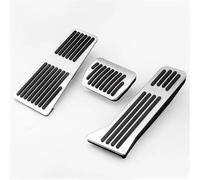 copertura pedali Pedale acceleratore poggiapiedi freno frizione pastiglia per Mazda 2 3 6 CX5 CX8 CX9 CX3 CX-8 2014 2015 2016 2017 2018-2023 copertura Freno Pedale(LHD AT 3piece Silver)