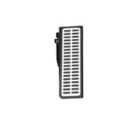 copertura pedali Pedale in acciaio inossidabile per auto per VW Caddy 2K MK3 Life Maxi 2004~2020 AT MT antiscivolo copripedali freno carburante accessorio copertura Freno Pedale(1piece Rest Pedal)