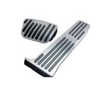copertura pedali Pedali per auto in lega di alluminio antiscivolo, poggiapiedi freno carburante, copripedali per Lexus RX350h RX450h RX500h 2023 copertura Freno Pedale(23RX 2piece Silver)