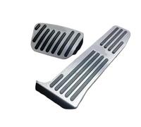 copertura pedali Per Lexus RX350h RX450h RX500h 2023 Pedali per auto in lega di alluminio antiscivolo Poggiapiedi freno carburante Copripedali copertura Freno Pedale(For 23RX 2piece Silver)