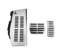 Copertura Pedali Per VW Per Polo Per VW Per Golf 4 Per Bora Beetle RSi GTI R32 Per A3 8l Poggiapiedi Pedale Morto Acciaio Inossidabile Seat(AT with REST)