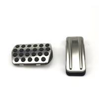 copertura pedali Set di pedali freno poggiapiedi copripedali per Ford per Focus MK2 MK3 MK4 RS ST Kuga Escape Escort per Mondeo 2008-2021 copertura Freno Pedale(C type AT 2piece)