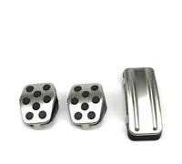 copertura pedali Set di pedali freno poggiapiedi copripedali per Ford per Focus MK2 MK3 MK4 RS ST Kuga Escape Escort per Mondeo 2008-2021 copertura Freno Pedale(C type MT 3piece)