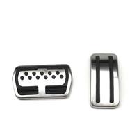 copertura pedali Set di pedali freno poggiapiedi copripedali per Ford per Focus MK2 MK3 MK4 RS ST Kuga Escape Escort per Mondeo 2008-2021 copertura Freno Pedale(A type AT 2piece)