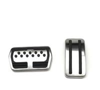 copertura pedali Set di pedali freno poggiapiedi copripedali per LINCOLN MKC 2013 2014 2015 2016 2017 2018 pedale freno pad auto pedale copertura Freno Pedale(A type AT 2piece)
