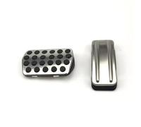 copertura pedali Set di pedali Pedali freno Poggiapiedi Copripedali Per Ford Per Focus Per Mondeo Escort C-Max C Max S-Max 2008-2021 copertura Freno Pedale(C type AT 2piece)