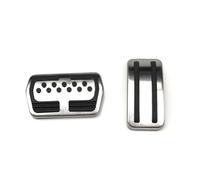 copertura pedali Set di pedali, pedali freno, poggiapiedi, copripedali per Mazda 3 2011 2012 2013 2014 2015 copertura Freno Pedale(A type AT 2piece)