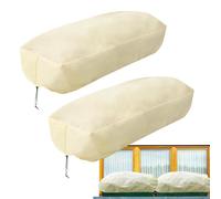 Copertura Per Aiuola Rialzata,2 Pezzi Copertura Rettangolare Per Piante Con Cordino | Protezione Impermeabile Dal Per Piante - Per Serra Giardino Inverno Paesaggio Portico Cortile Patio Balcone Cortil