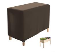 Copertura per aiuola rialzata compatibile con le dimensioni comuni del supporto da giardino, offre una protezione ambientale completa (C)