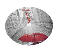 Copertura per albero di Natale con stampa a ombrello rosso Torre Eiffel Parigi, copertura per albero di Natale, decorazione natalizia per la famiglia