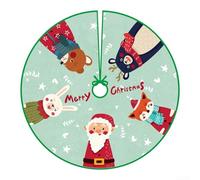 Copertura per albero di Natale in morbido tessuto, progettata per basi e proteggere il tuo spazio abitativo (B)