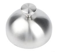 Copertura per alimenti a cupola in metallo con struttura in acciaio inossidabile per un'efficace ritenzione del calore e protezione degli alimenti durante la cottura di carne, verdure e formaggio (14