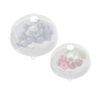Copertura per alimenti per microonde, trasparente, a tenuta stagna | Coperchio di protezione per alzata per torte, cucina, sala da pranzo, ristoranti, alberghi