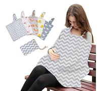 Copertura per allattamento al seno, leggera e traspirante, in cotone per la privacy, per allattamento e allattamento