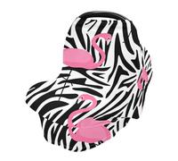 Copertura per allattamento con fenicotteri rosa, sciarpa per allattamento al seno, coprisedili per bambini, elastici, morbidi, traspiranti, multiuso, regalo per ragazzi e ragazze