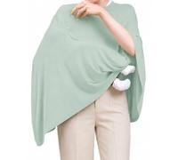 Copertura per allattamento extra large per allattamento al seno, traspirante, copertura completa a 360°, poncho per allattamento, multiuso, per seggiolino auto, passeggino, navicella e alimentazione