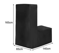 Copertura per allenatore ellittica resistente all'acqua con borsa salvaspazio