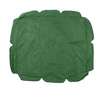 Copertura per altalena, copertura superiore di ricambio impermeabile antivento, resistente ai raggi UV, per patio esterno, sedia da giardino, altalena, tessuto Oxford rivestito in (Verde scuro)