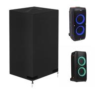 Copertura per altoparlanti di alta qualità resistente alle intemperie: scatola protettiva con protezione UV e ventilazione, ideale per giardino, terrazza, balcone (impermeabile e resistente al gelo)