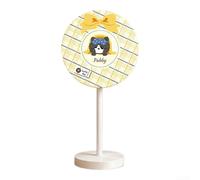 Copertura per antipolvere Ventilatore 42cm Elastica Protezione Completa | Tessuto elasticizzato ispessito lavabile in per lavatrice gatto con per cappello e copertura occhi pera gialla e