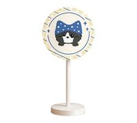 Copertura per antipolvere Ventilatore 42cm Elastica Protezione Completa | Tessuto elasticizzato ispessito lavabile in per lavatrice gatto con per cappello e copertura occhi pera gialla e