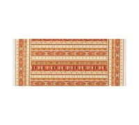Copertura per asciugatrice con bordo in pizzo con borsa laterale riutilizzabile copertura protettiva per lavatrice retrò Bobo floreale a righe per lavanderia cucina 130 x 55,9 cm